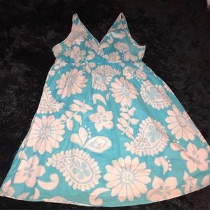 Cute white and blue dress